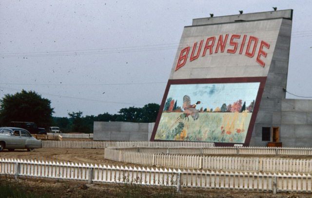 Burnside Drive-In Theatre - 1951 Shot From A S Al Johnson